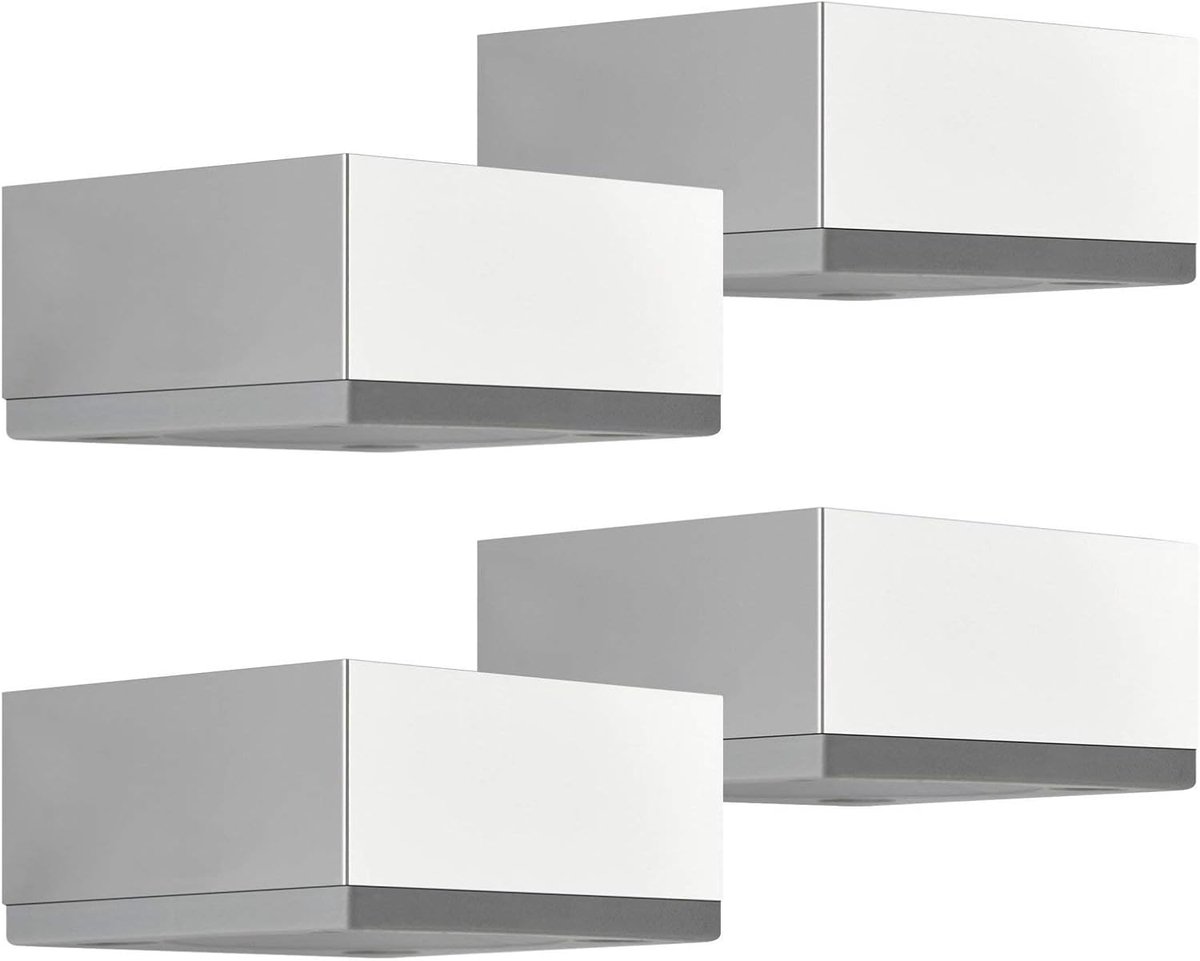 meubelpoot 65 x 65 mm - gepolijst chroom - hoogte 30 mm - vloerbescherming - ShopVlot