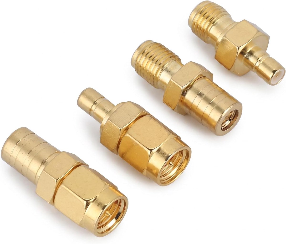 SMA naar SMB Adapter - 4 Soorten RF Adapters - Geschikt voor DAB Antenne - Betrouwbare verbinding - ShopVlot