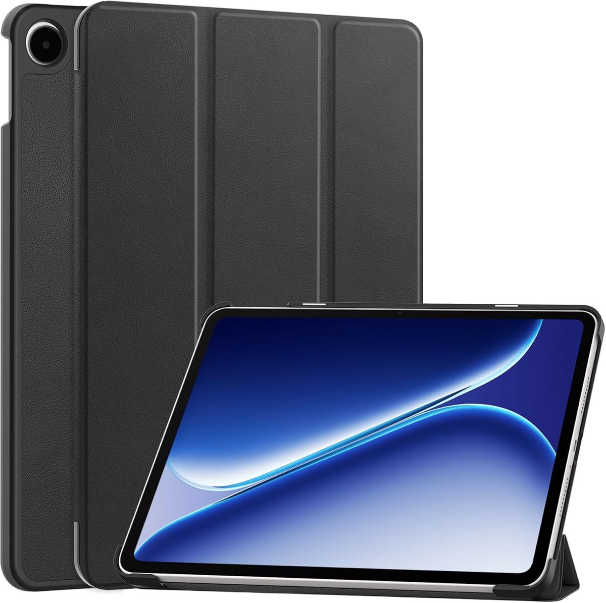 Tablet hoes voor OnePlus Pad Go 2/Oppo Pad 5 - Ultra dun - Smart beschermhoes - Ideaal voor videochat - ShopVlot