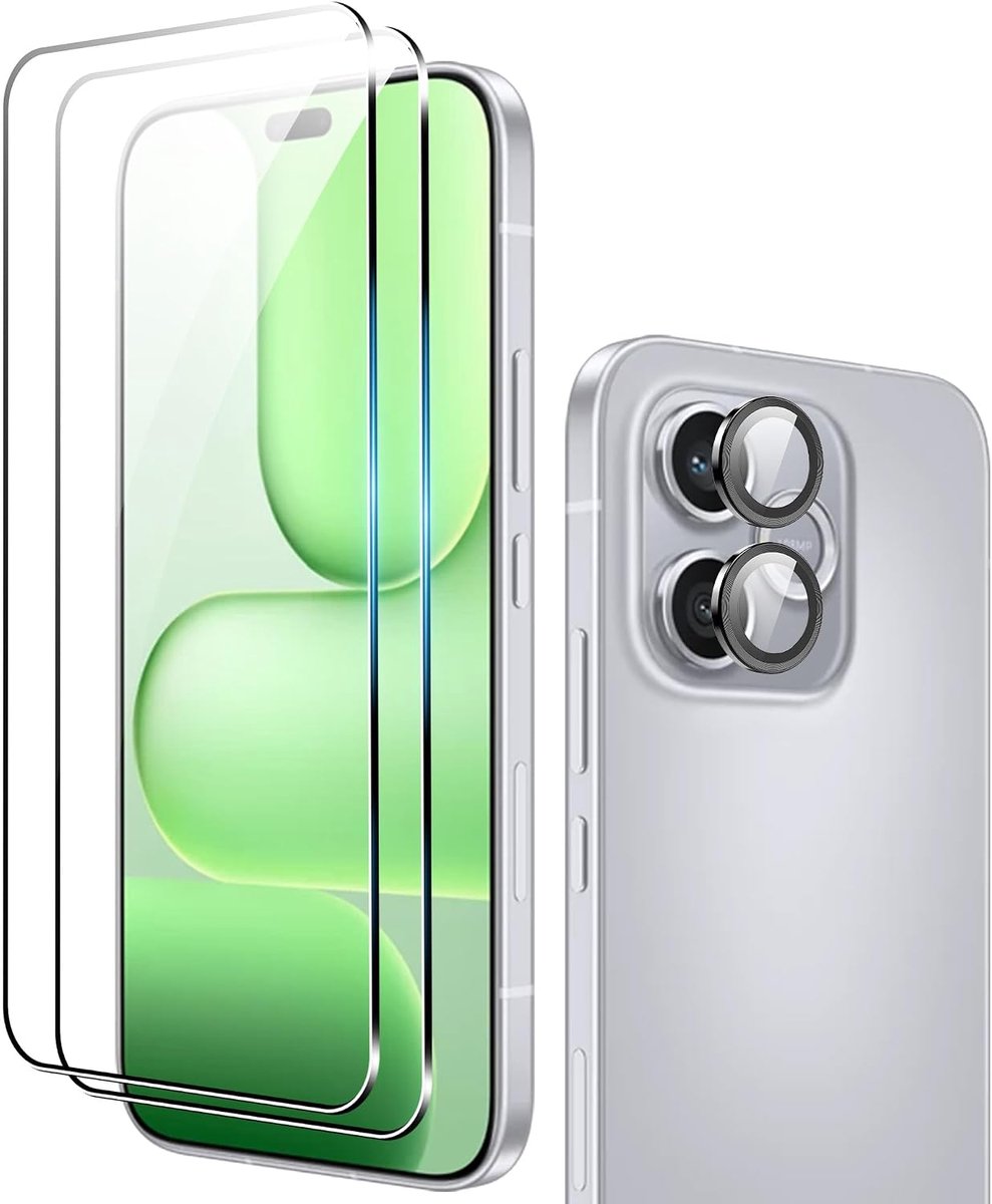 Fitudoos pantserglas voor Honor 600 Lite - 2 stuks - 9H hardheid - ultra-helder - geen bubbels - ShopVlot