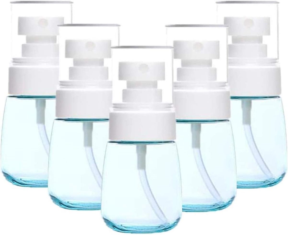Sprayfles 30 ml - blauwe kleur - 5 stuks - handig voor thuisgebruik - ShopVlot