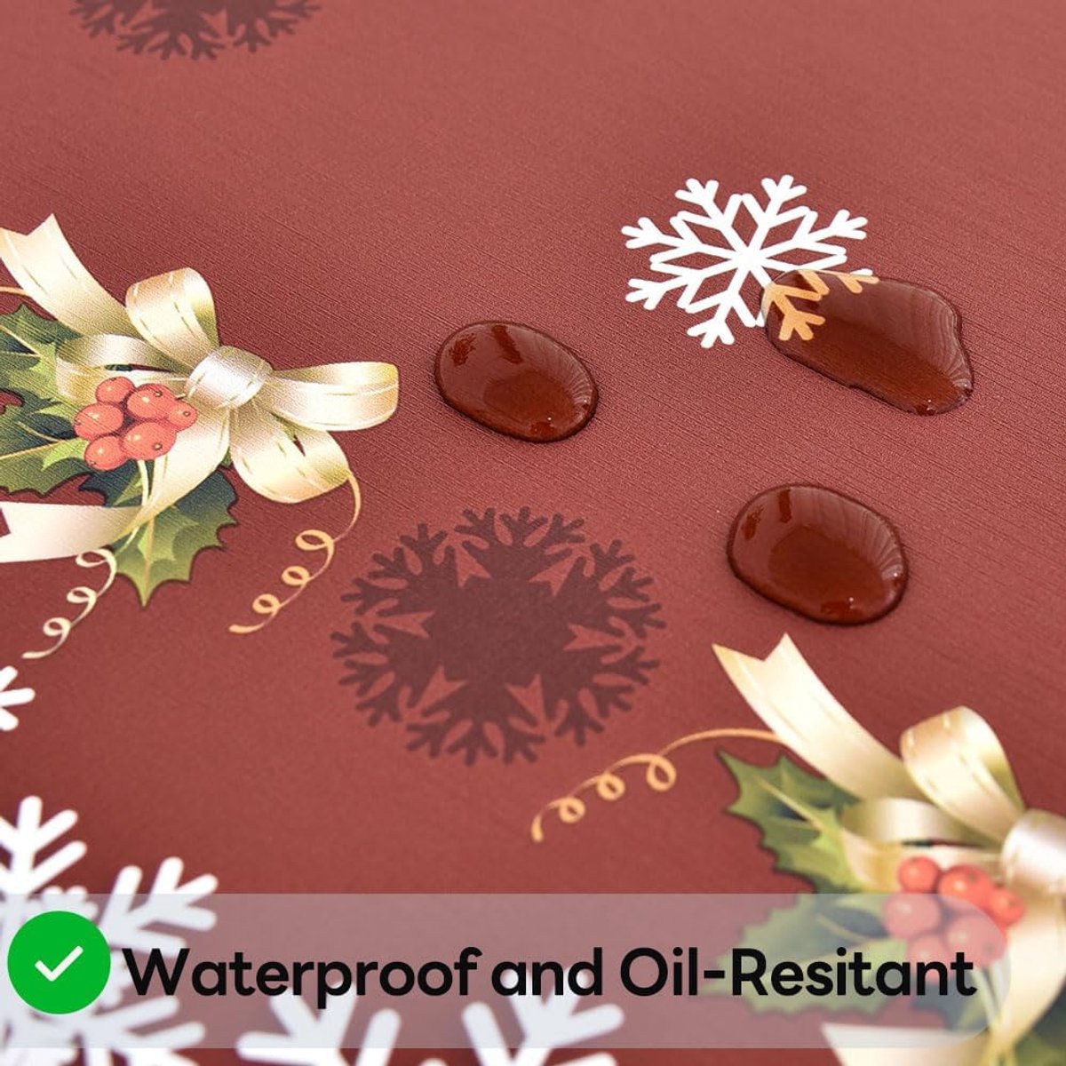 Tafelkleed 137 x 180 cm - PVC - Waterdicht en vlekbestendig - Ideaal voor bescherming van je eettafel - ShopVlot