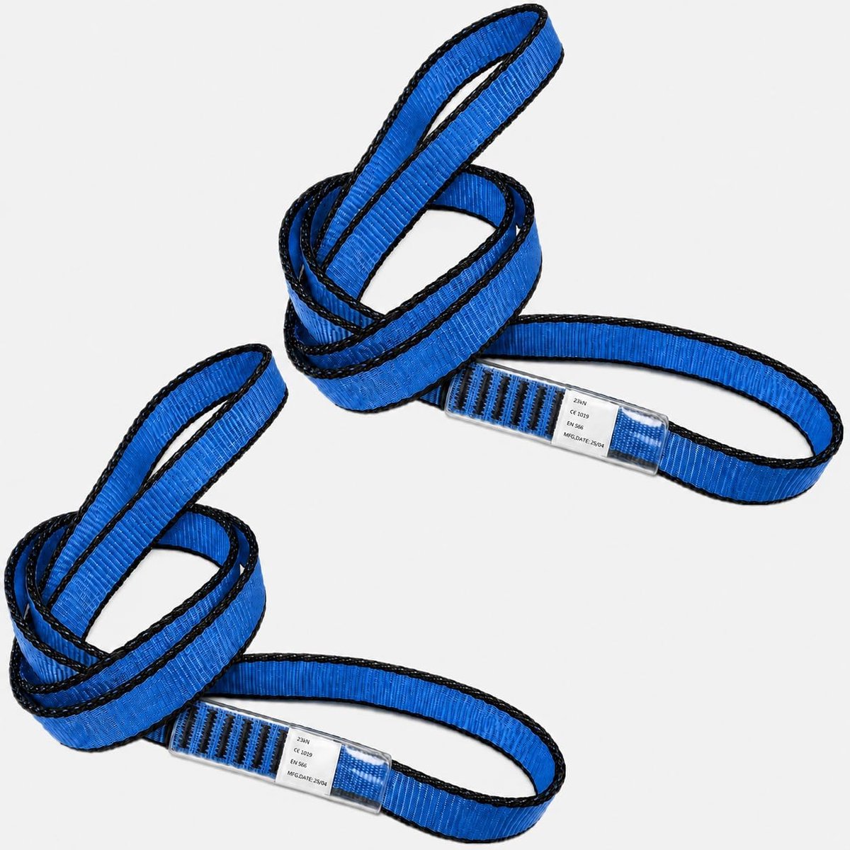 Klimslinger 23 kN - 19 mm nylon - transparante naadbescherming - ideaal voor standplaatsbouw - ShopVlot