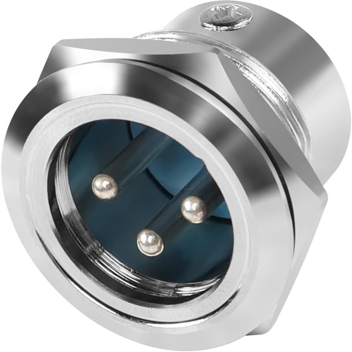 QIANRENON XLR Threaded Solder Adapter 3Pin XLR Male to Solder Terminal Round Connector XLR Brazed Audio Mount Socket - ShopVlot