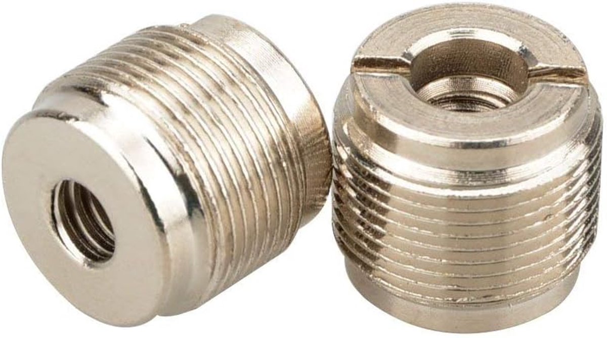 Camvate 5/8"-27 Nuts Convert 1/4"-20 Nuts Microphone Adapter (2PCS) - ShopVlot