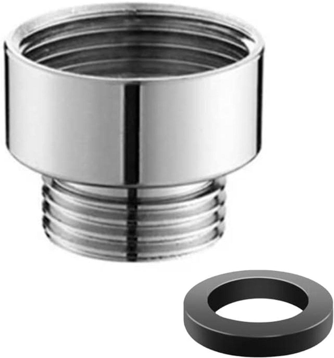 Brass Faucet Adapter, G3/4" to G1/2" Faucet Aerator Adapter Hose Thread Fitting Connector for Washer Dishwasher Garden - ShopVlot