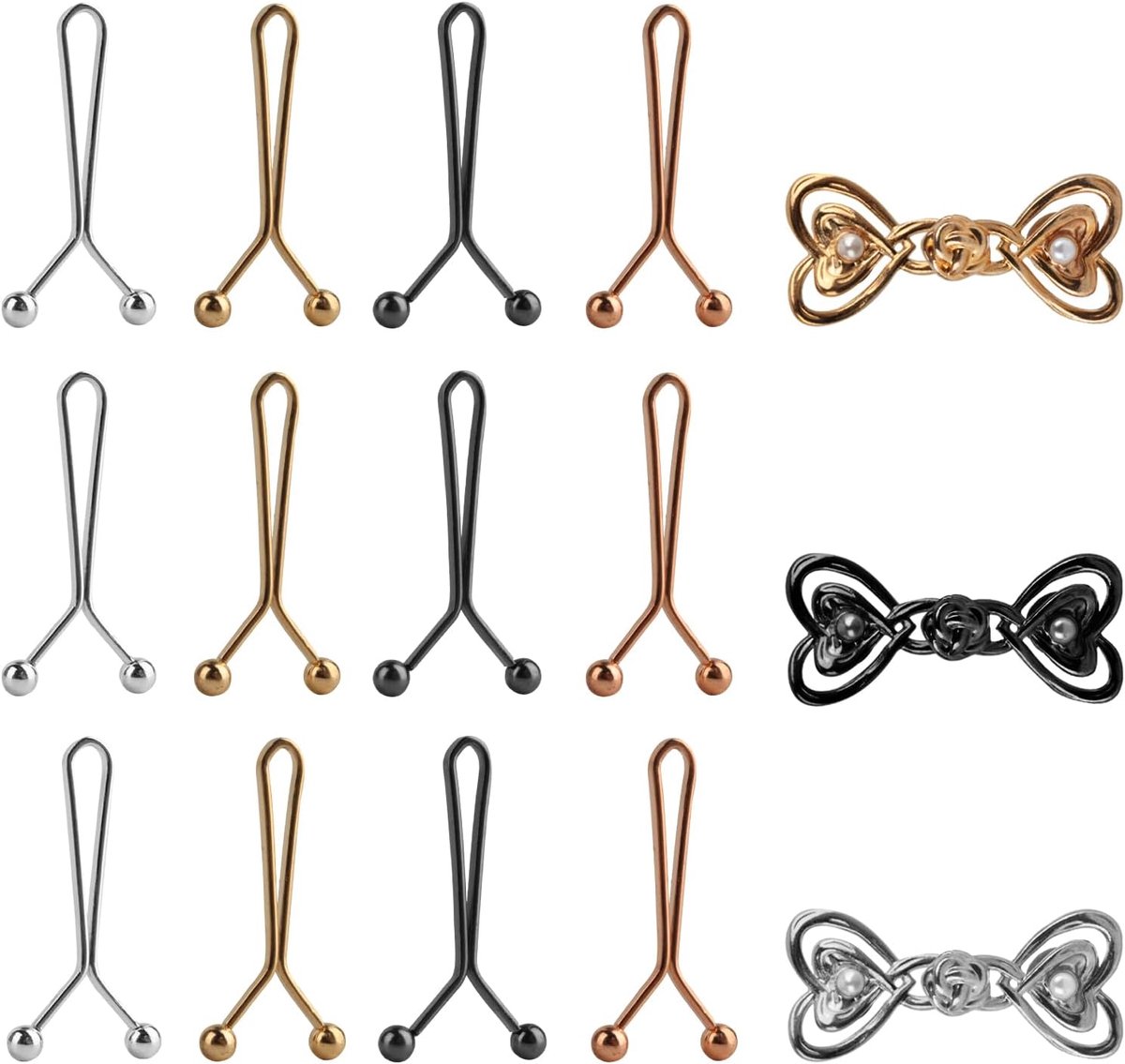 15pcs Hoses Scary Making Clip, Hoses Waist Tensioner - Adjustable Nail Free Adjustable Snake Strap Scary Making - ShopVlot