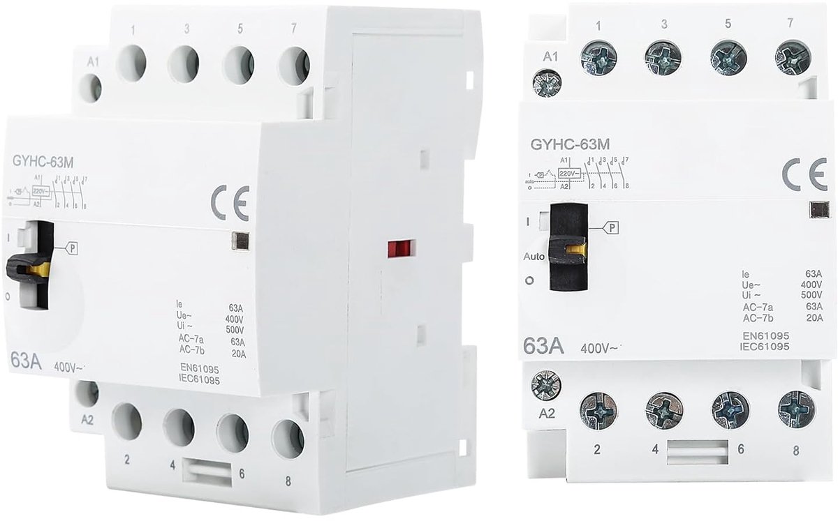 Switch Protection 400V 3 phase 4 wire AC protection AC household protection 4P 63A 4NO ultra-light and highly - ShopVlot