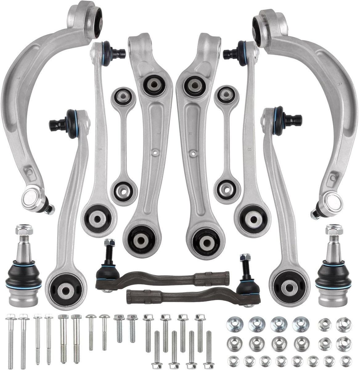 DOCAS 14 Pieces Repair Kit, Control Arm Kit Compatible with Audi A4, B8, A5, 8T3, 8F7, 8TA A6, C7, Q5, 8RB from - ShopVlot