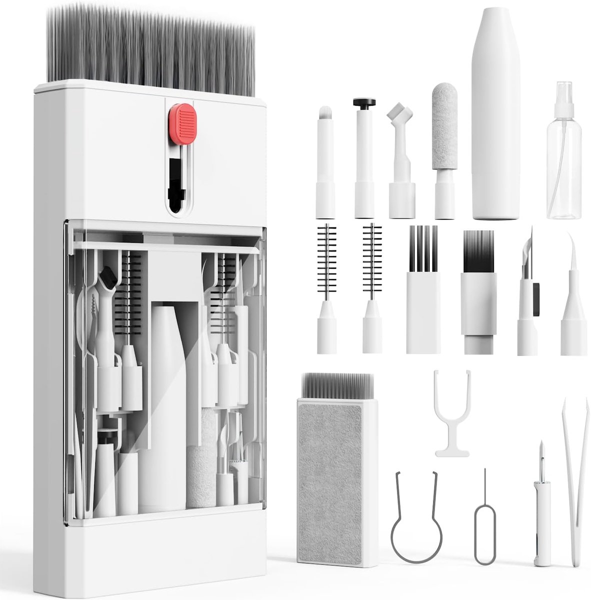 Toetsenbordreinigingsset, alles-in-1 toetsenbordreiniger en laptopreinigingsset, professioneel, schermvriendelijk - ShopVlot
