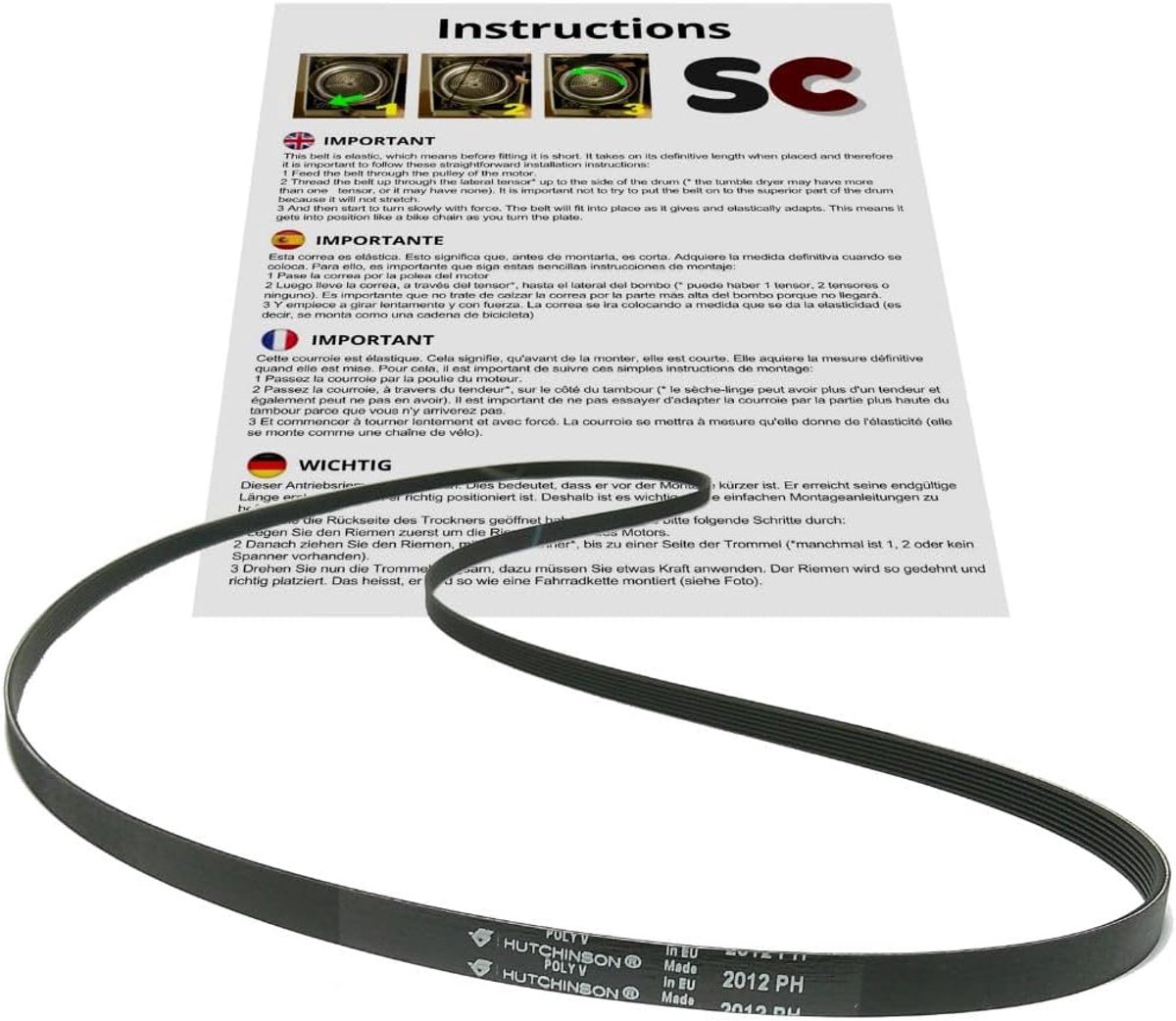 Tumble dryer belt 2012 PH - ShopVlot