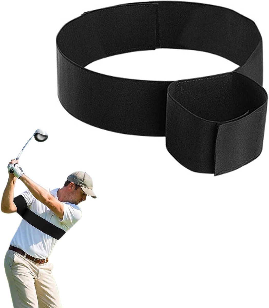Golf-swingtrainer voor de armen, golftrainingshulp, verstelbare armband ter correctie van de golfswing, voor mannen en - ShopVlot