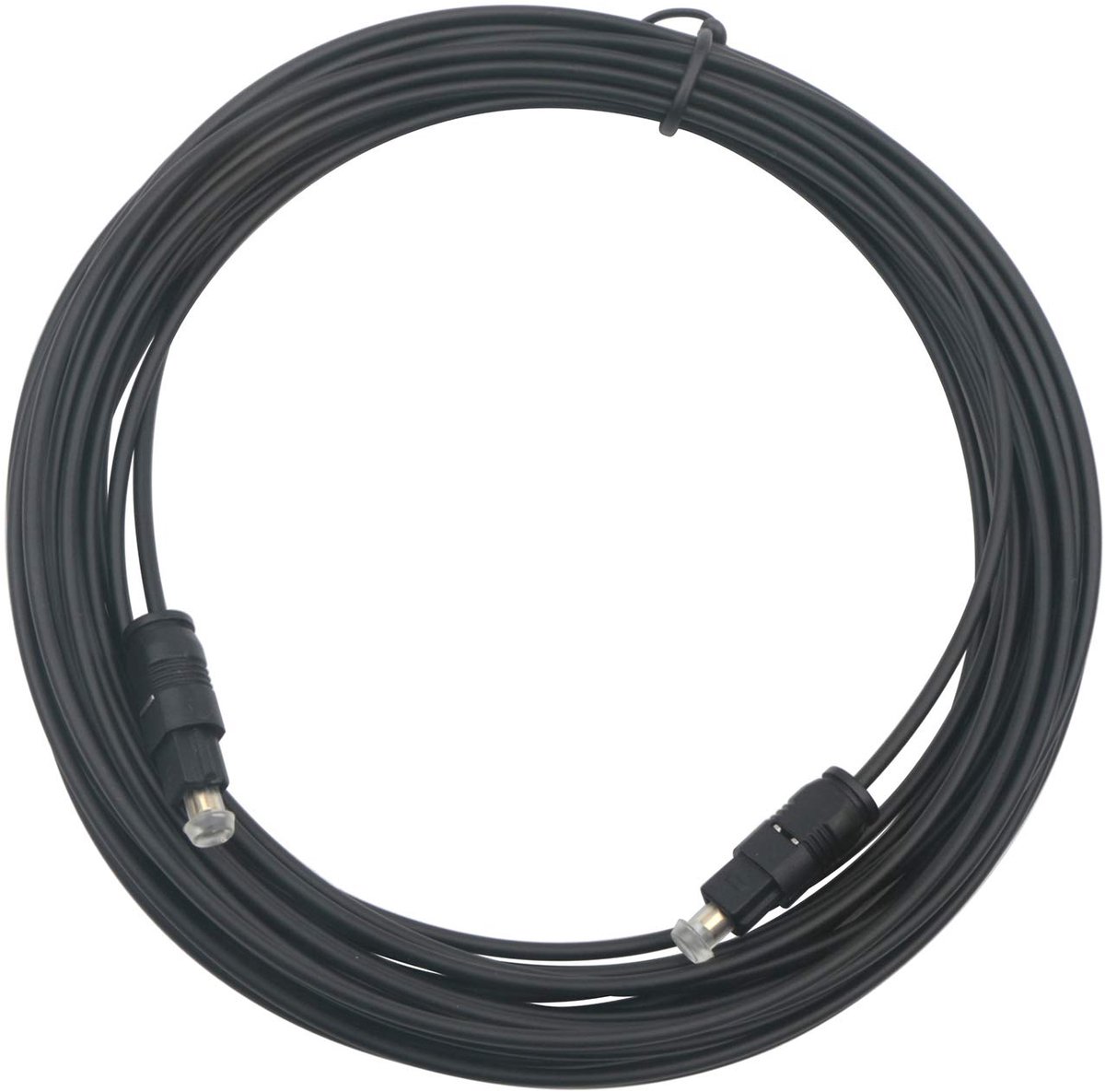 15M Black Fiber Optic Audio SPDIF TosLink Digital Cable - ShopVlot