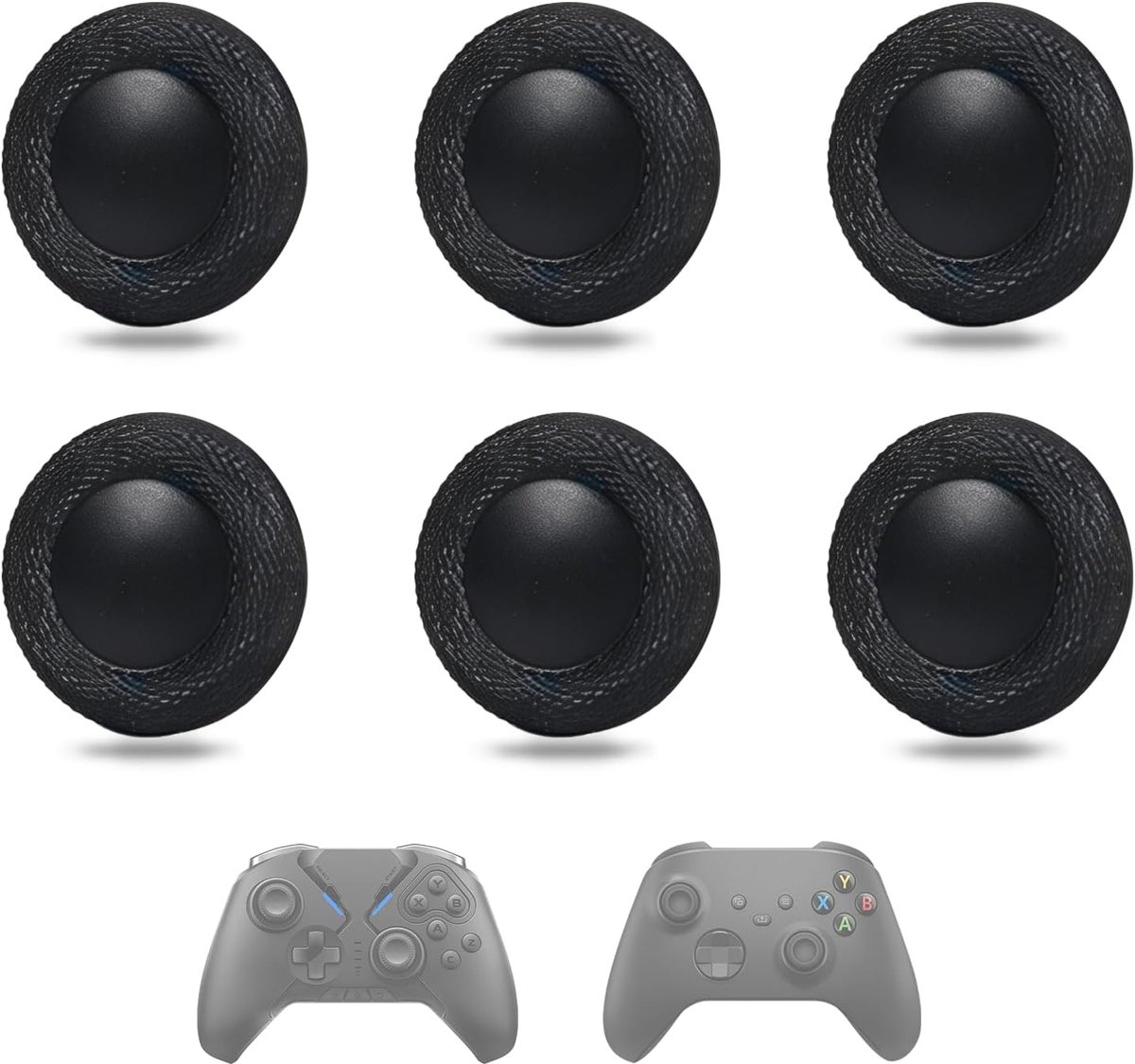Joystick-doppen, thumb grip caps, duimgrepen, analoge stick, vervangende opzetstukken met antislip laserstructuur - ShopVlot