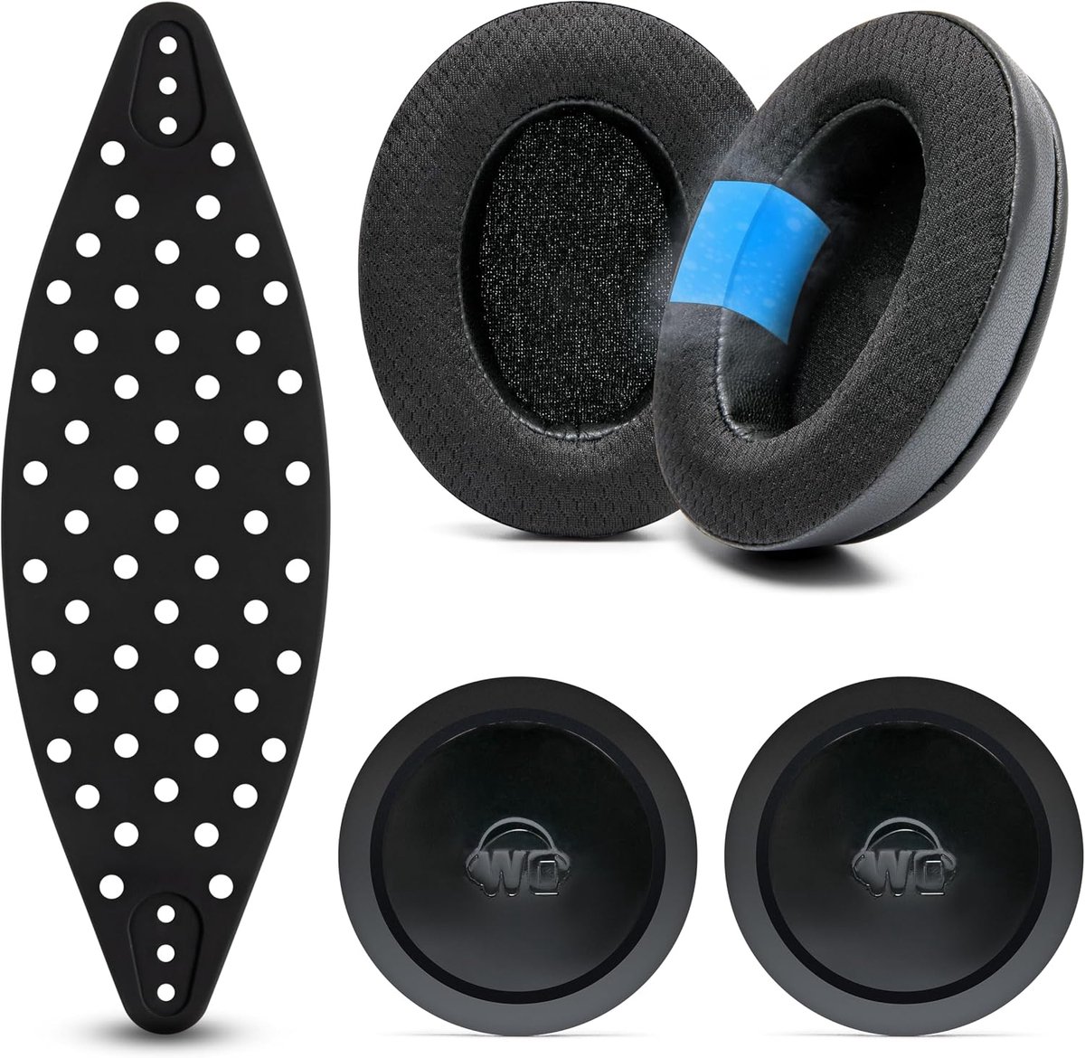 WC Modkit Arctis Nova 7 – Gel ear pads, wide headband and side plates compatible with Arctis Nova 7, 5, Pro WIRED and - ShopVlot