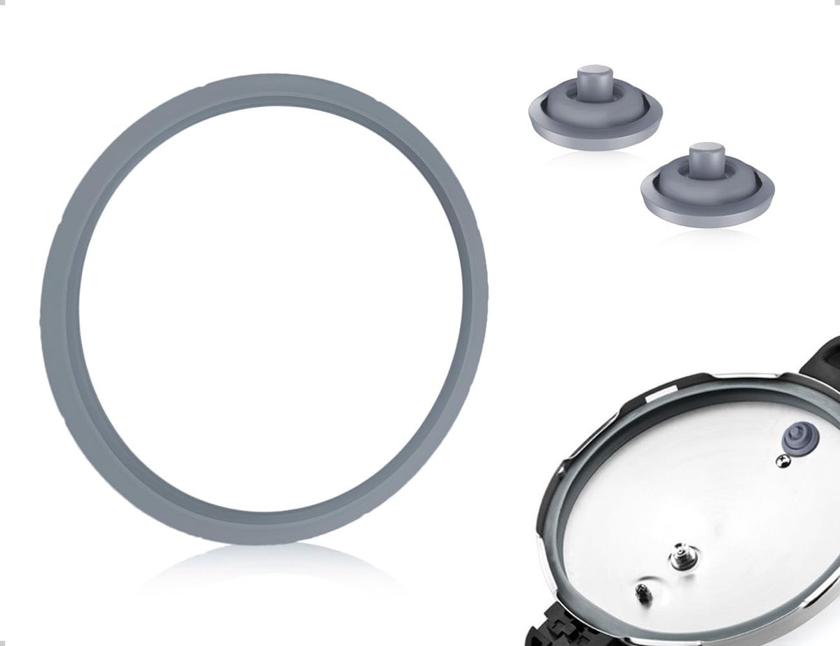 3pcs 22cm Silicone Sealing Ring, 22cm Cooking Signal Seal, Compatible with WMF Pressure Cooker, Compatible with Silit - ShopVlot