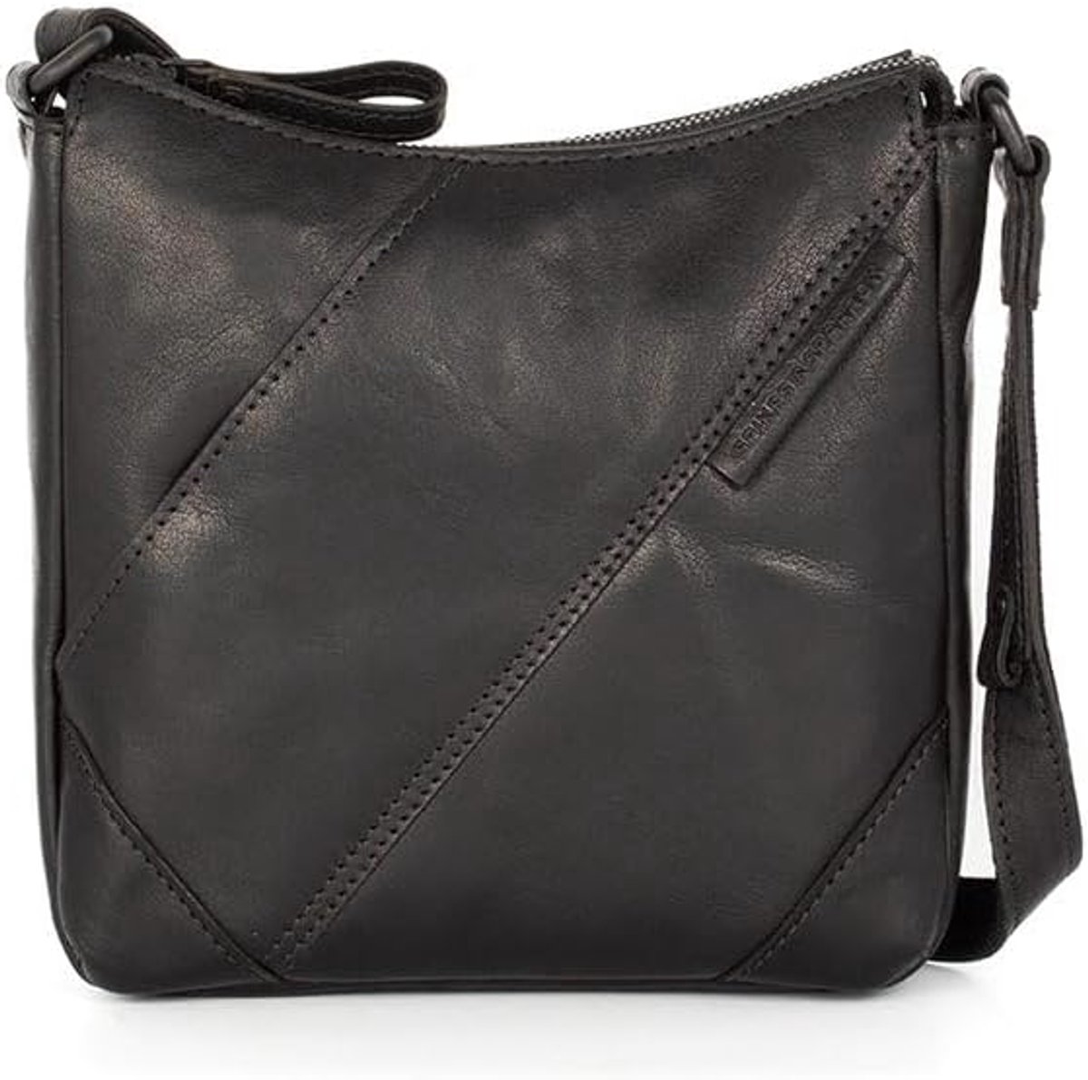 Leather Cross body Harper, Black - ShopVlot
