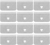 Solidchoice - Universele Winddeflector Klemmen van RVS (12 Stuks)