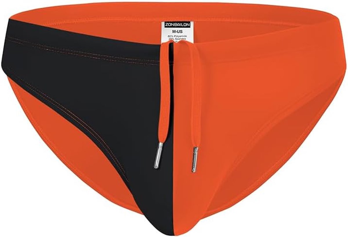 Men's Swimming Trunks Sexy Soft Low Waist Adjustable Drawstring - ShopVlot