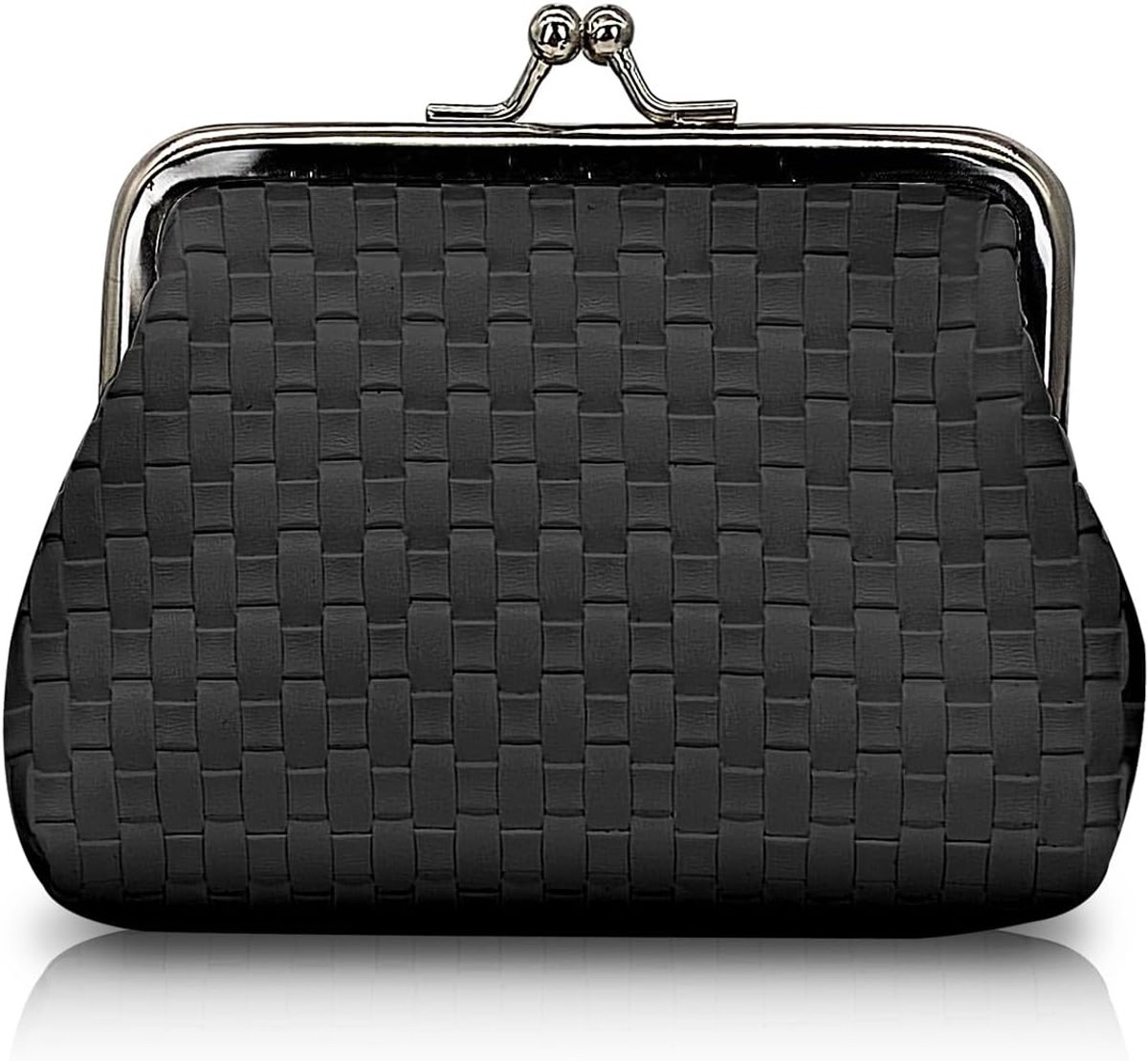 Women's Mini Purse with Pillow Lock, Vintage Double Closure, Mini Coin Purse, Coin Pocket, Coin Pocket, Wallet for - ShopVlot