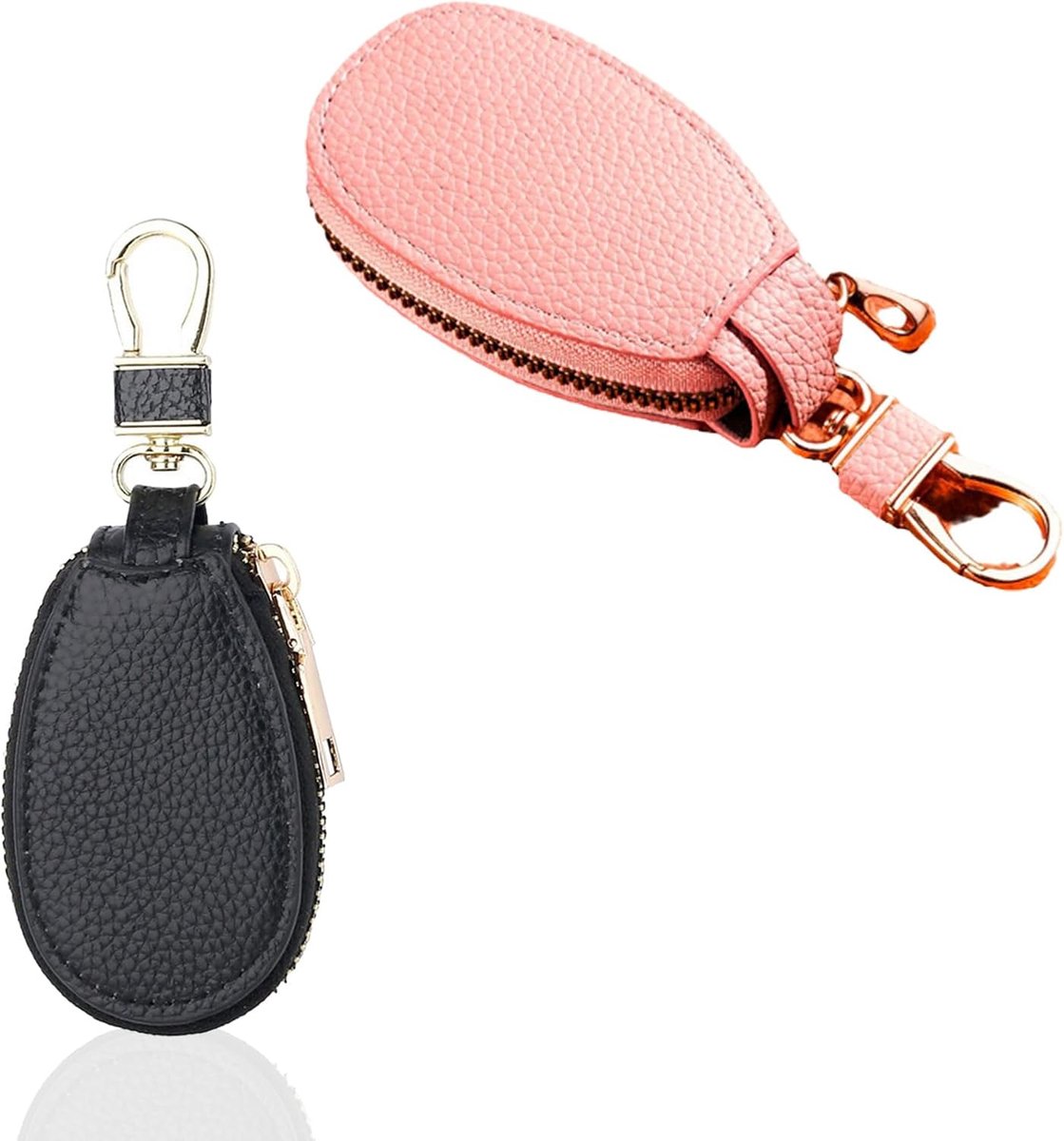 2 pieces key bag leather, key case leather, key case leather, key protection car key, key chain bag, key case, car key - ShopVlot