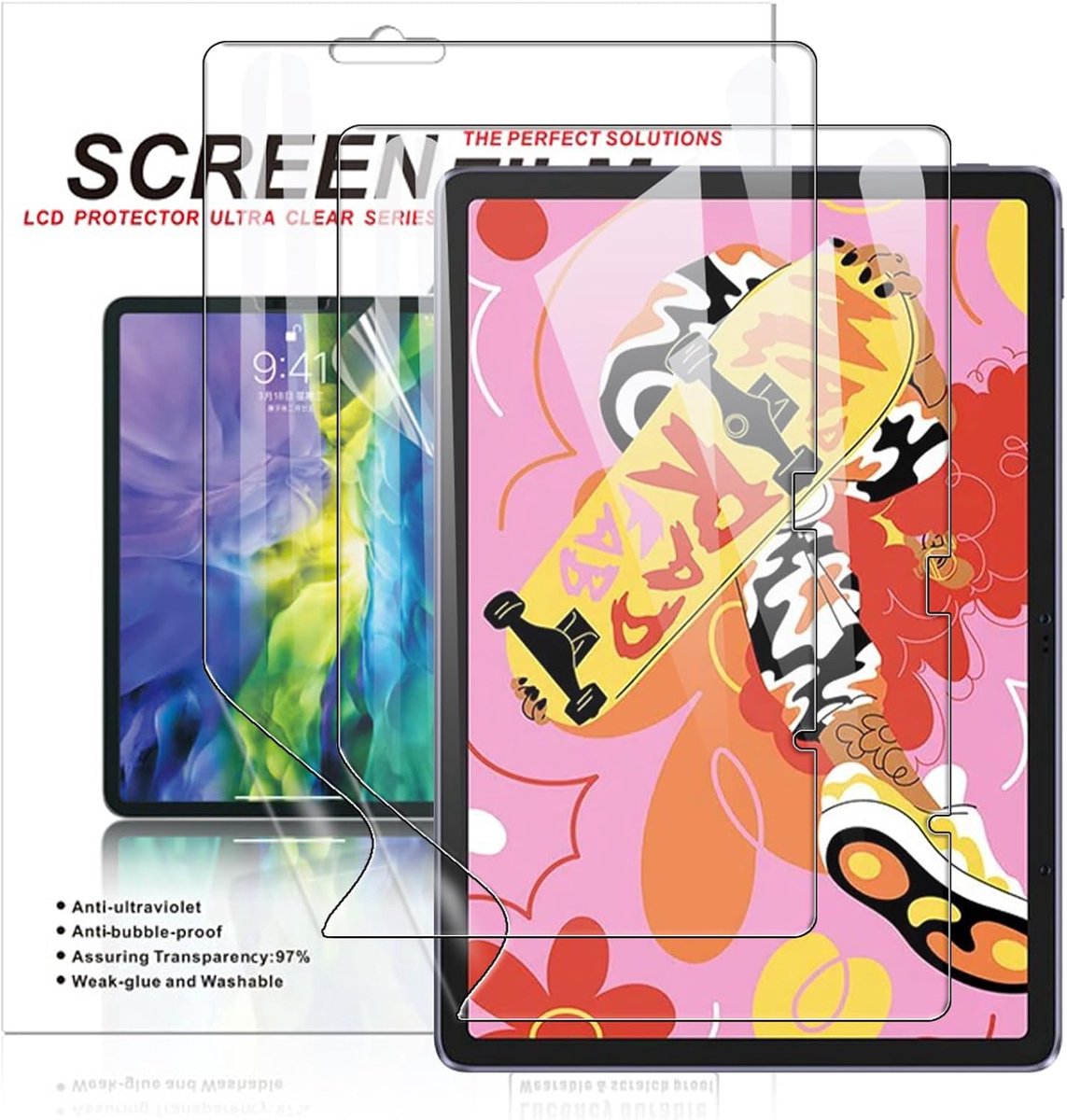 MEMELOKA Tempered Glass for ULE Fone RugKing Pad 2 Pro 10.1 inch, 2 Pieces 9H Hardness, [Scratch Resistant] - ShopVlot