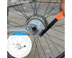 TBoonor Chain Whip and Puller Set, Bicycle Chain Whip, Gear Puller, Cassette Locking Tools, Cassette Puller, Cassette - ShopVlot