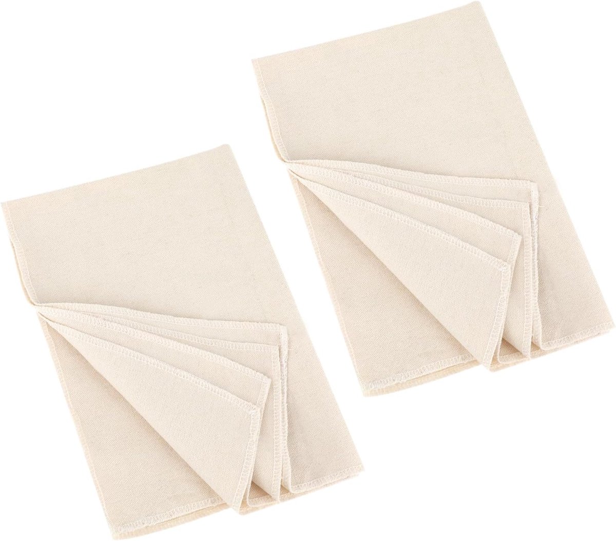 Baker's Linen Cloth for Bread, 2 Pieces, 48 x 36 cm, Baker's Linen, Dough Cloth, Dough Cloth, Yeast Foil, Dough Cloth - ShopVlot