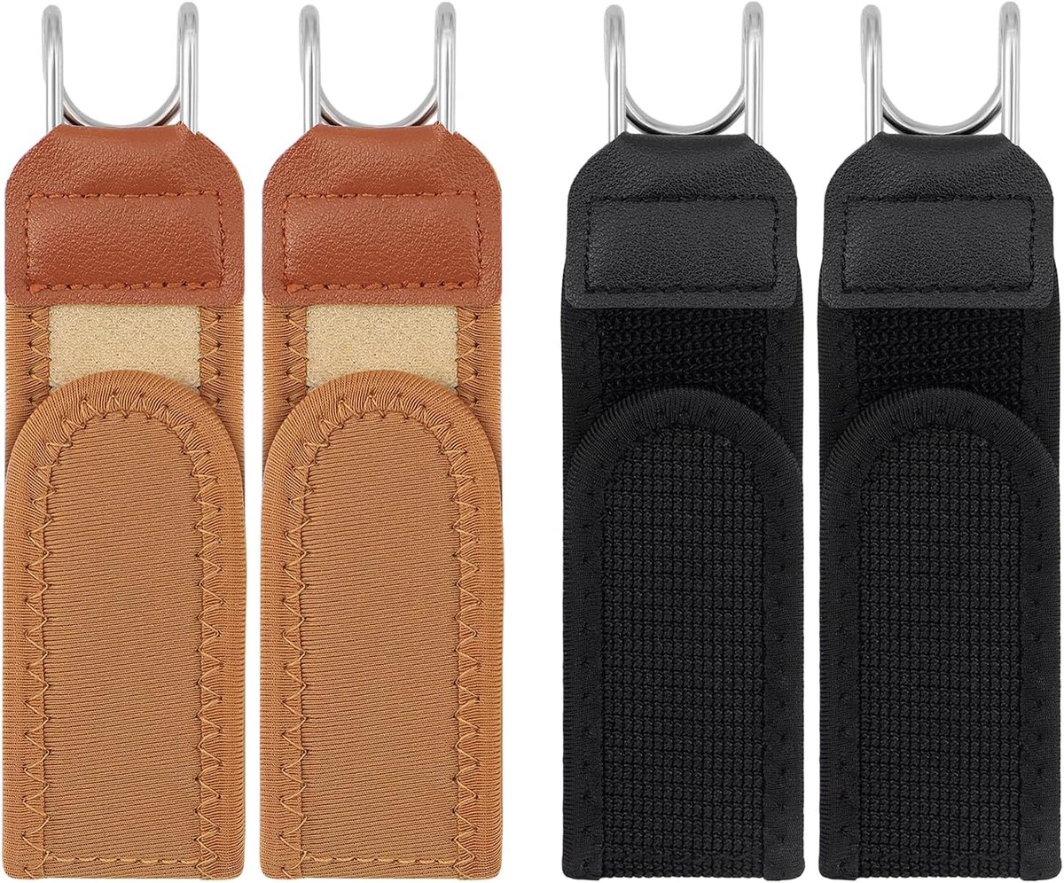lafo 4 stuks onzichtbare elastische riemen met metalen haken, verstelbare riem zonder gesp met metalen haak en - ShopVlot