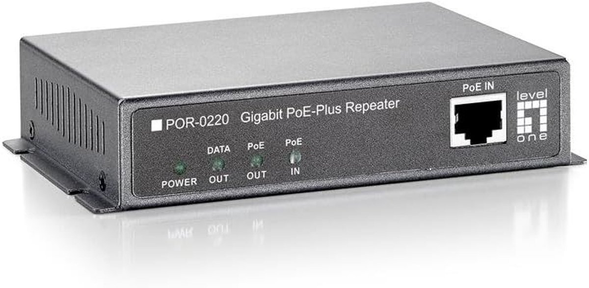 Level One Por-0220 Gigabit PoE-Plus Repeater - ShopVlot