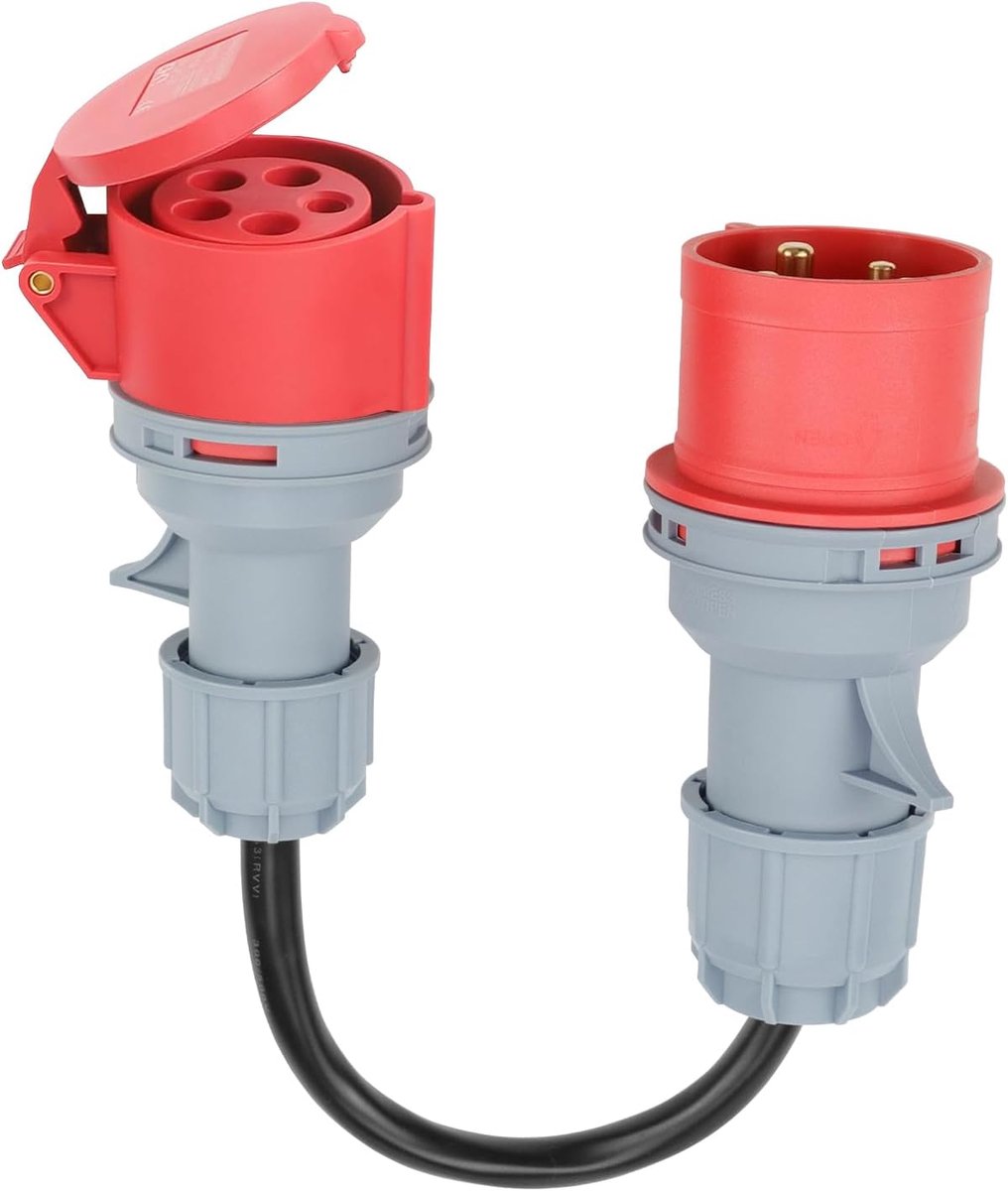 cee adapter 32a to 16a adapter, power cable 16A 415V 5 * 2.5mm² - ShopVlot
