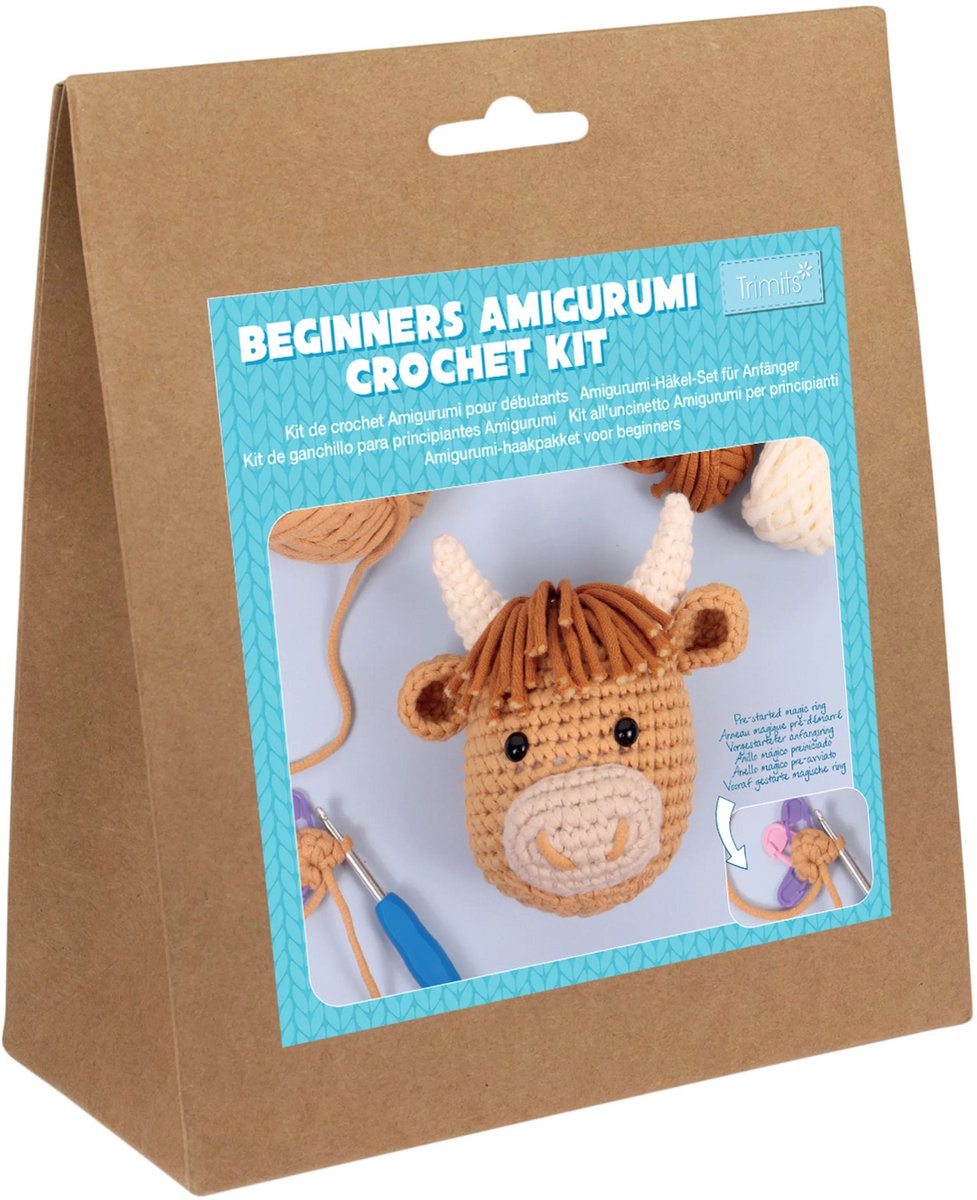 trimits Haakpakket: Beginners: Amigurumi: Schotse hooglandkoe