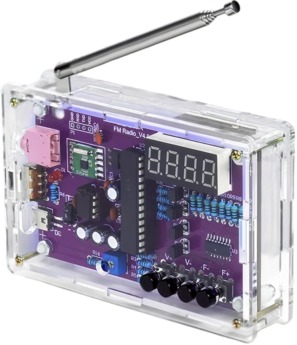 Solidchoice - FM Radio Soldering Kit voor Beginners en DIY Enthousiastelingen