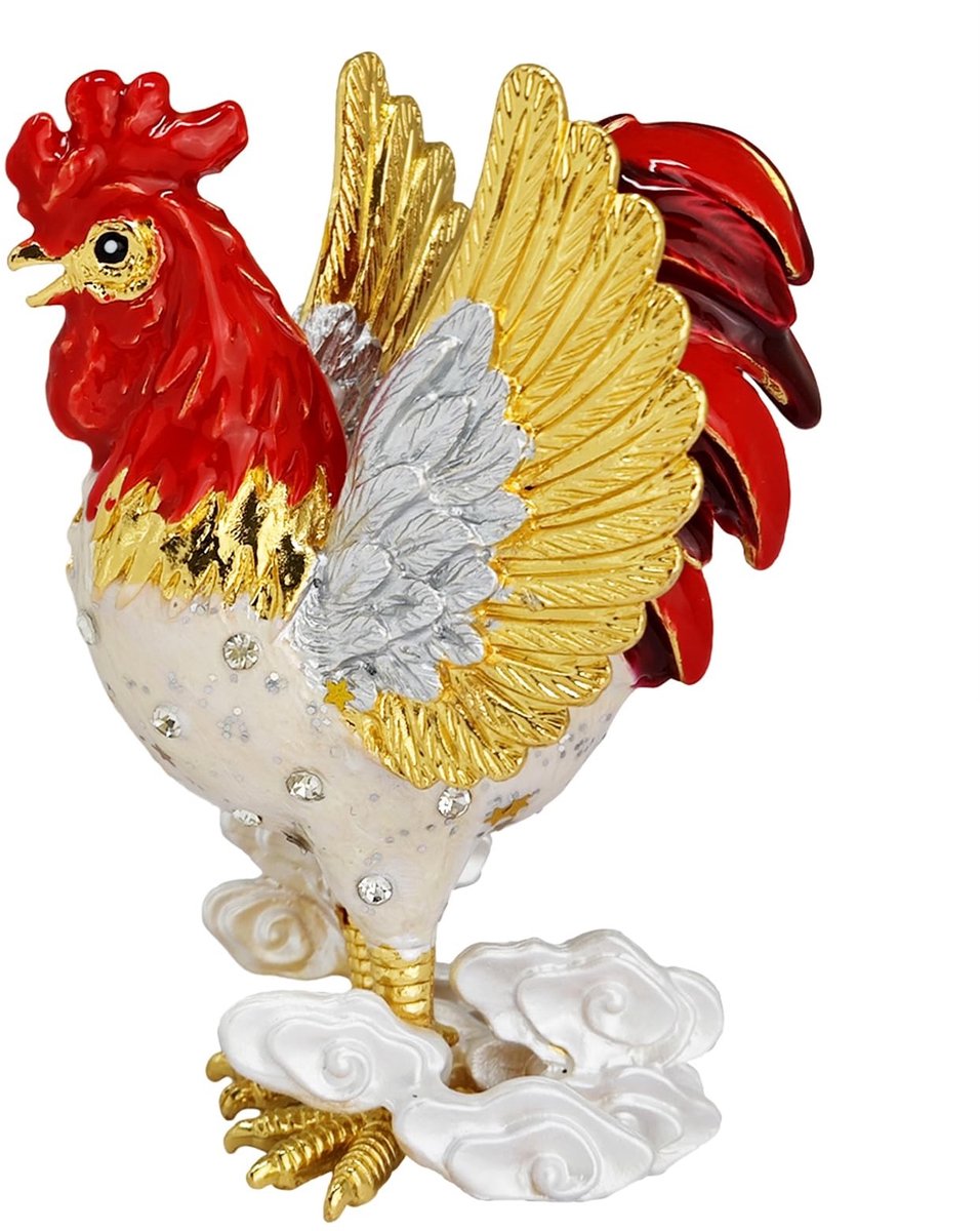 Solidchoice - Feng Shui Geluksdecoratie Haan Beeldje