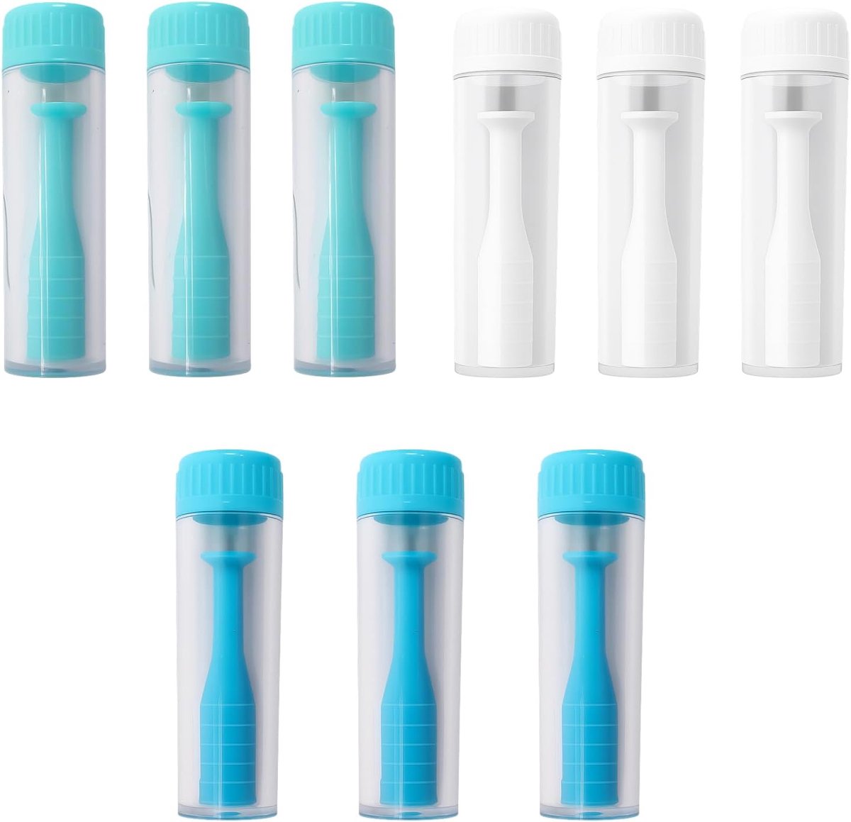 Contactlens Invoerset 9 Stuks - Plastic en Silicone - Compacte Zuignap voor Zachte en Harde Lensen - ShopVlot