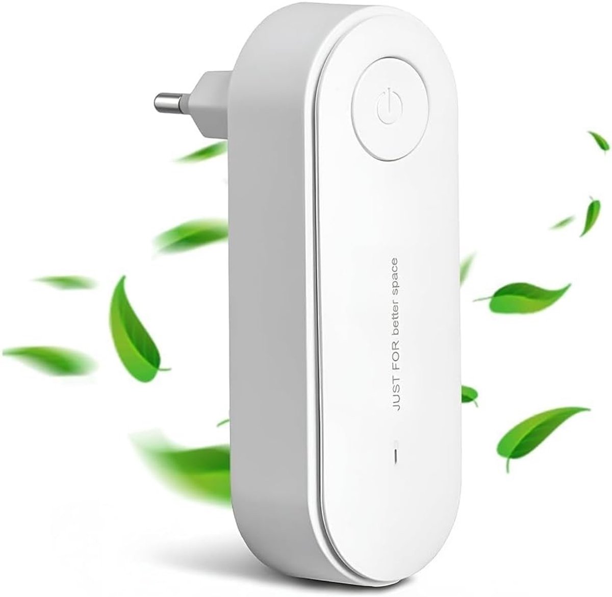 Luchtreiniger met Negatieve Ionen - Wit - Compact - Filterloos Ontwerp - Voor Slaapkamers en Huizen