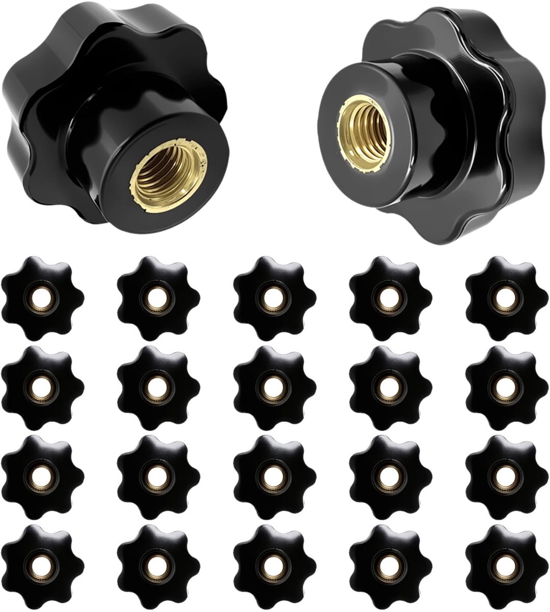 Solidchoice - 20 Stuks Ster Grip Knoppen voor Mechanische Toepassingen
