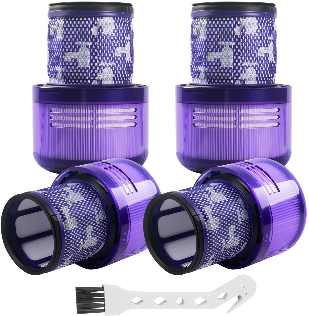 Solidchoice - 4 Stuks Vervangfilters voor Stofzuiger V11 en V15