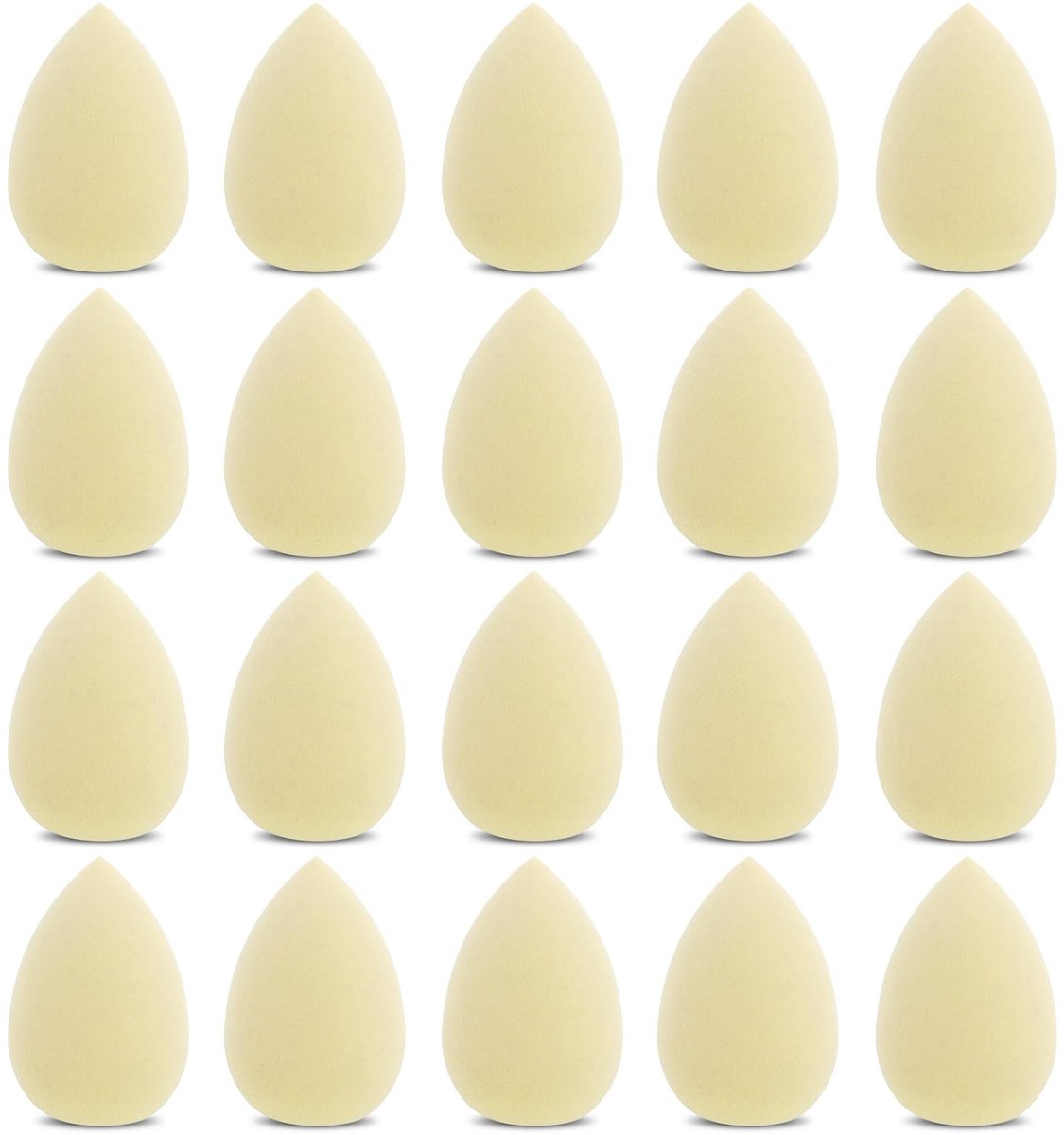 Solidchoice - 20 Stuks Mini Make-up Sponsjes voor Poeder