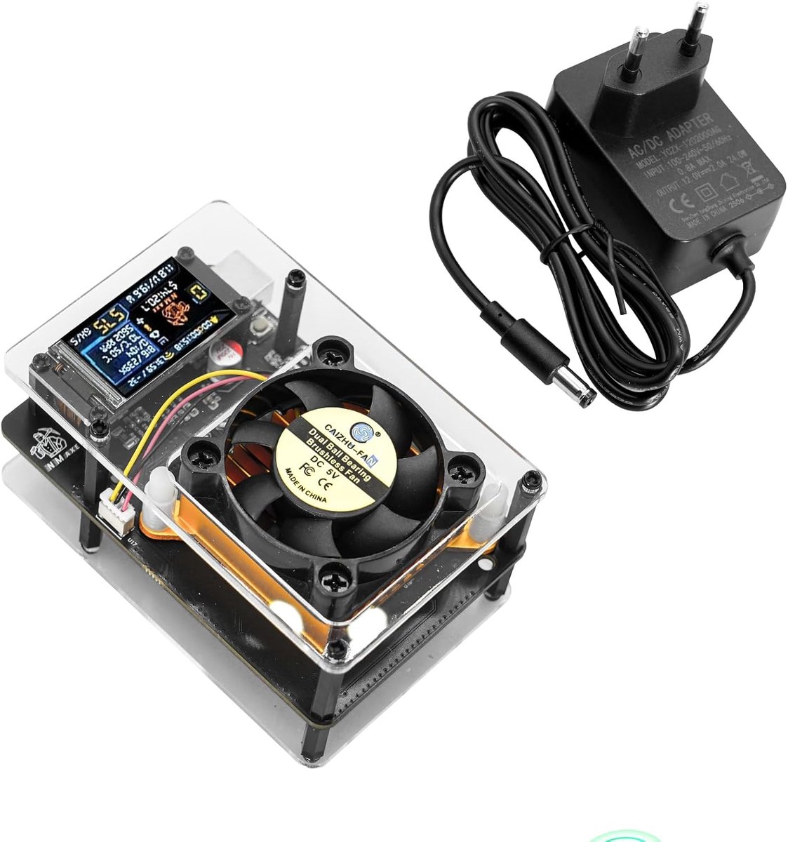 Bitcoin miner 500GH/S - BM1366 ASIC chip - EU plug - optimale draadloze verbinding - ShopVlot