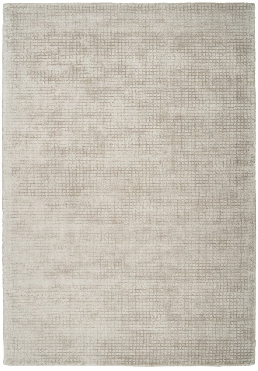 Padiro laagpolig vloerkleed 160 x 230 cm - crème - modern effen design - geschikt voor vloerverwarming - van viscose