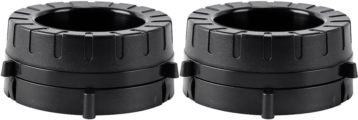 Adapterklemmen 2-pack - sterke zwarte klemmen - betrouwbare stabiliteit - ideaal voor audio-opstellingen - ShopVlot