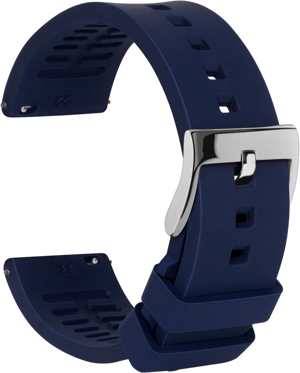 Siliconen Horlogeband 18-21mm - Snelle Bevestiging - Waterdicht - Comfortabel voor dagelijks gebruik - ShopVlot
