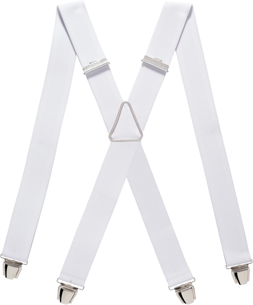 Brede broekriem voor heren - robuust elastisch - handmade in Frankrijk - verstelbaar tot 130 cm - ShopVlot