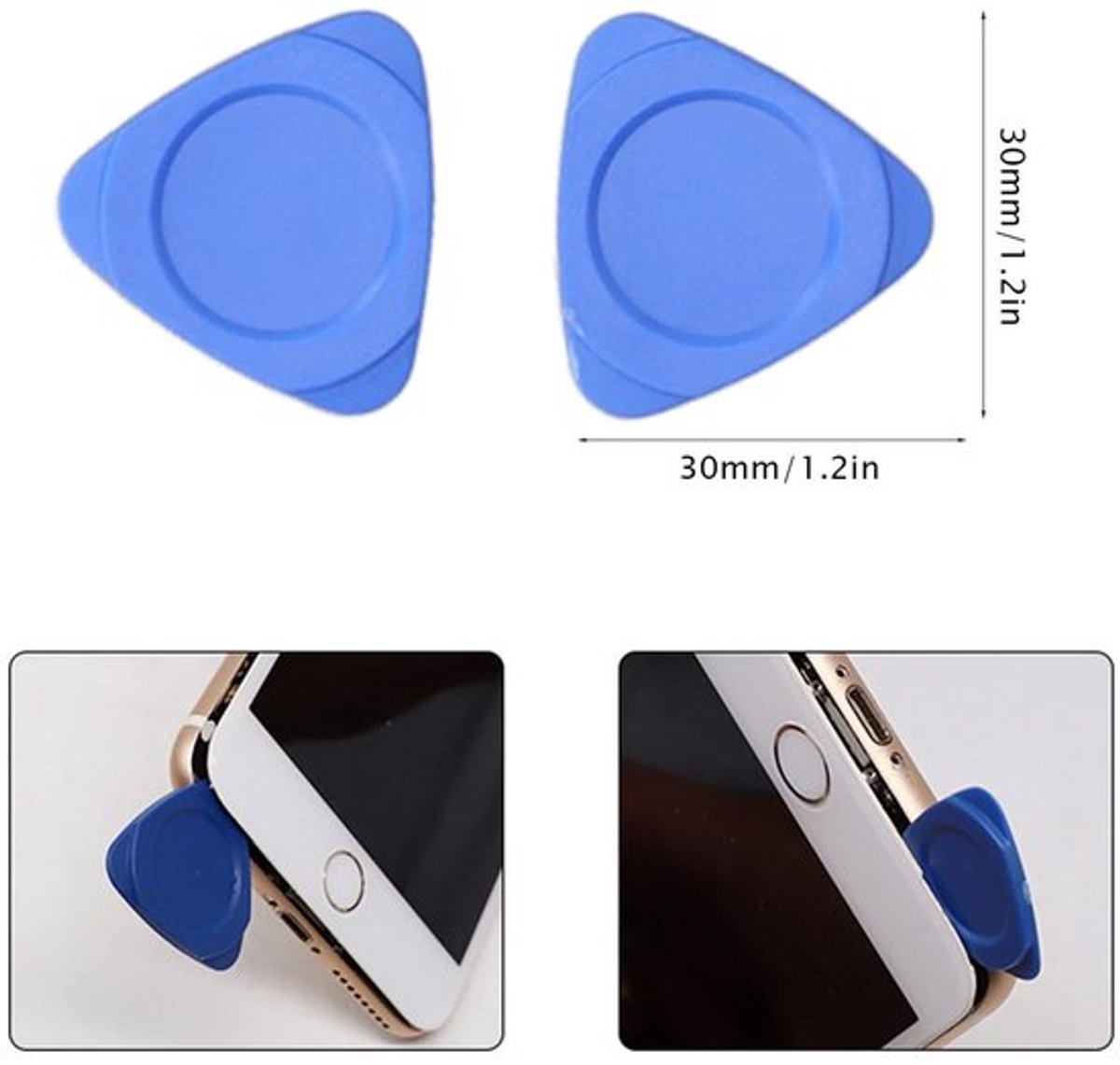 Elektronica Reparatie Tool - PVC Plastic Spudger - Schadevrije Opening Kit - 19,1 x 11,7 x 1,5 cm - Voor Computer en Tablet - Lichtgewich...