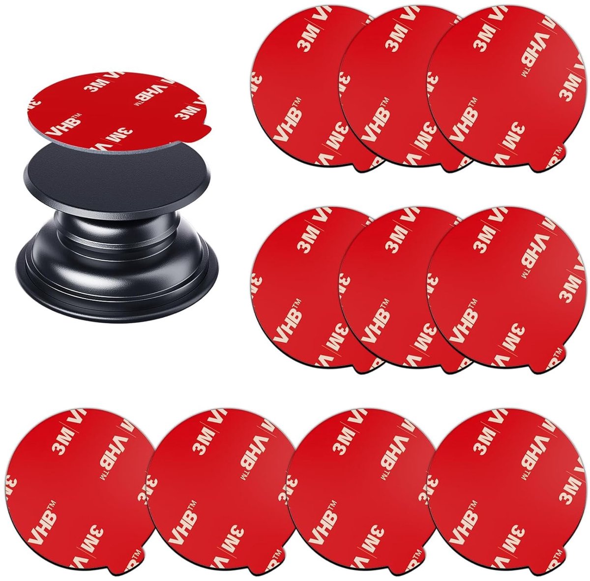 Dubbelzijdige tape 3M VHB 35 mm - set van 10 - sterke hechting - ideaal voor bevestigen - ShopVlot