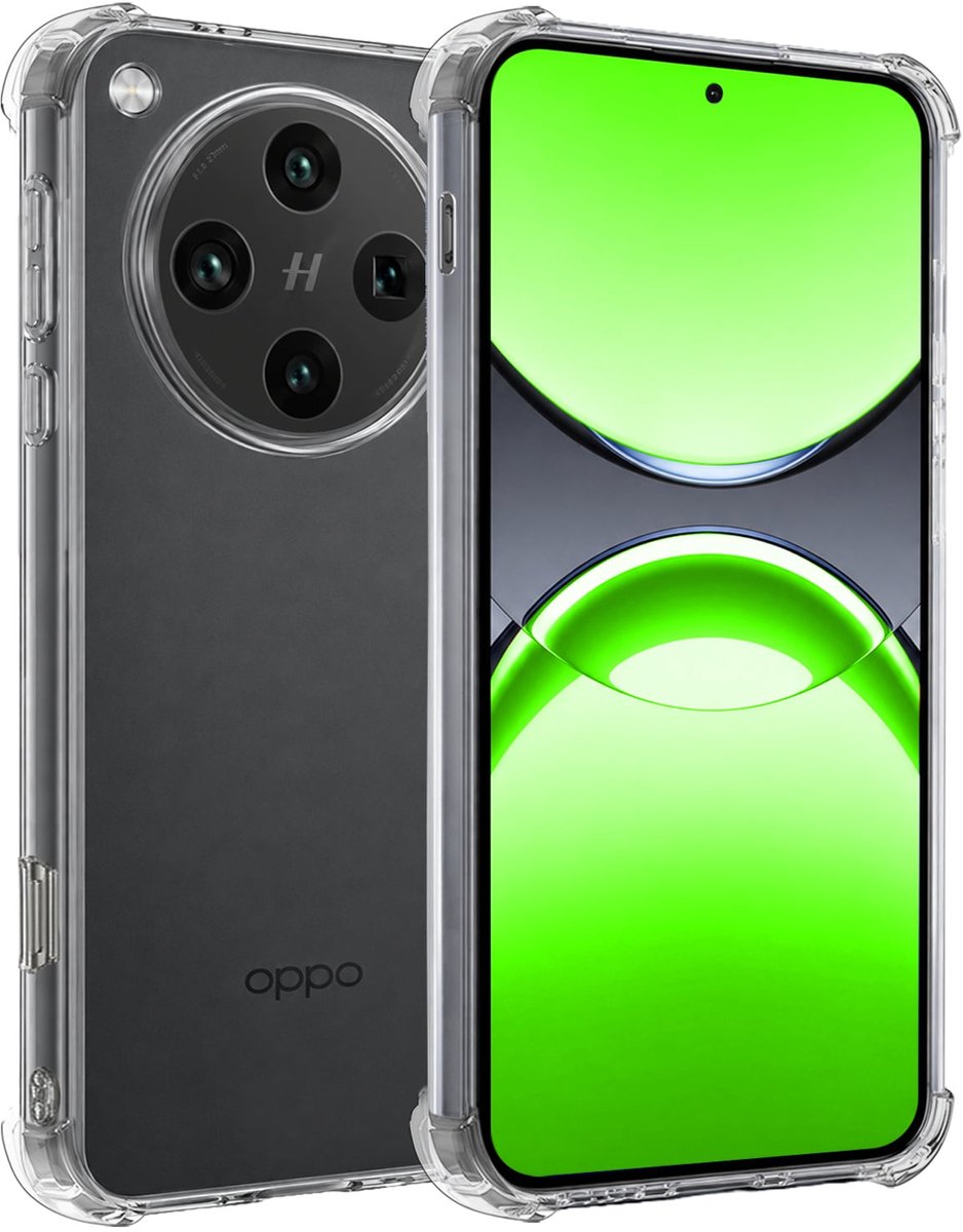 Hoesje Geschikt voor OPPO Find X8 Pro - Sterk & Shockproof - Siliconen Case - Back Cover - Telefoon Hoes Shock Proof - Transparant