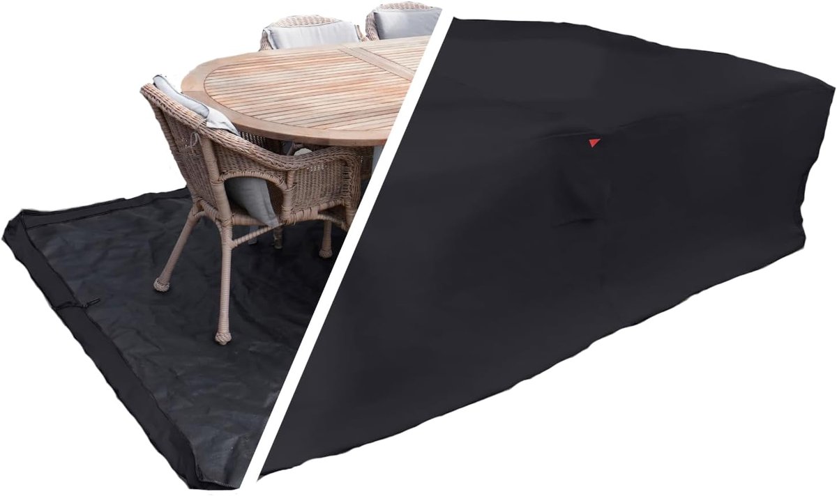 Tuinmeubelhoes 210×155×95 cm - 600D Oxford - waterdicht - betrouwbare bescherming - ShopVlot