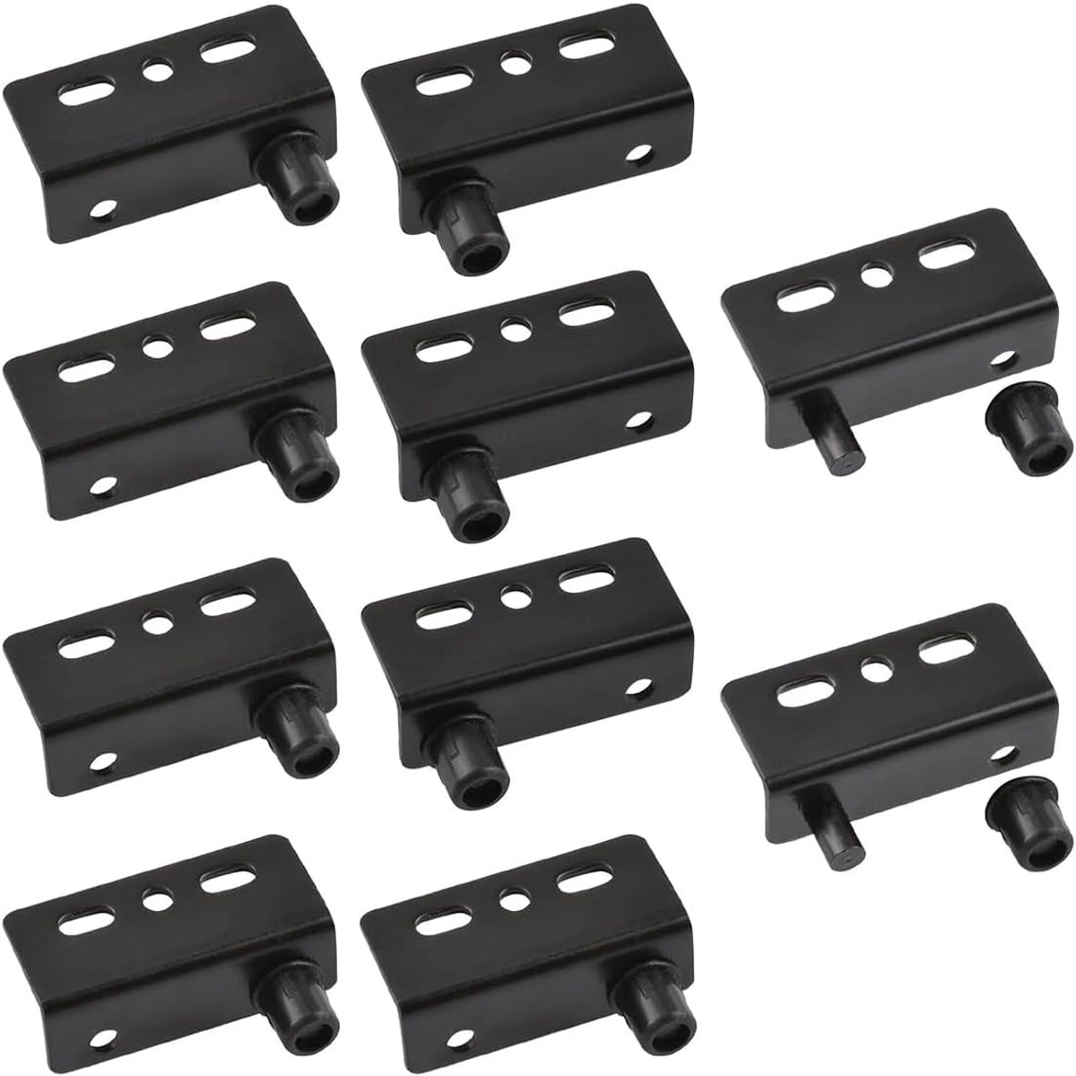 Deurhengsels 5 Sets - Verborgen as - Staal - Voor soepel draaiende kastdeuren - ShopVlot