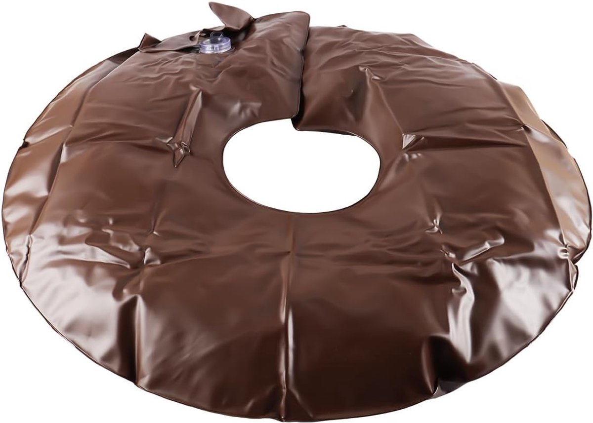 Drip Bewateringsring 10 Gallon - PVC Bruin - Voor gelijkmatige vochtvoorziening - Ideaal voor bomen en planten - ShopVlot